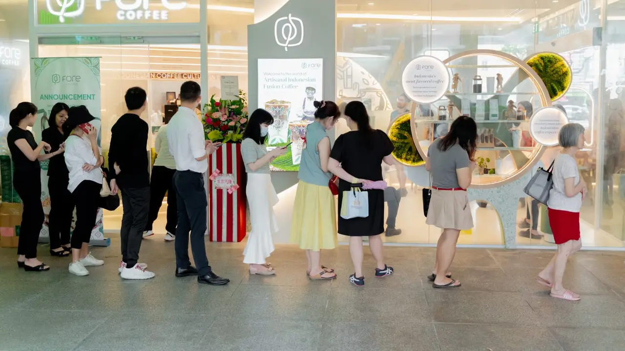 Fore Coffee buka gerai di Singapura