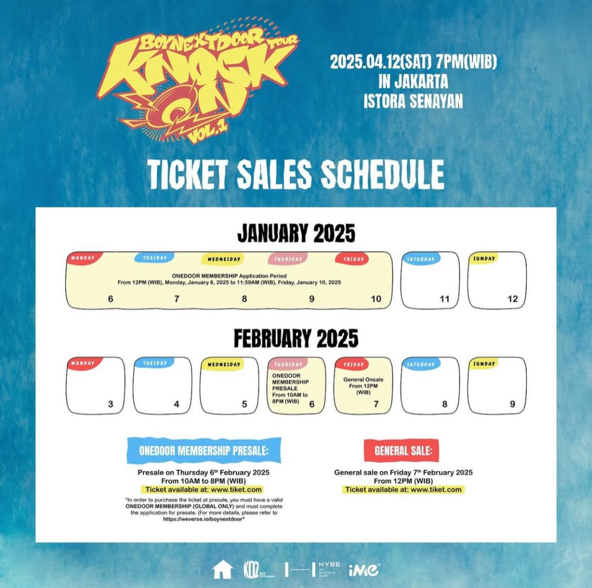 Bersiap untuk BOYNEXTDOOR! Konser Perdana di Jakarta, Harga Tiket Rp 1,6 Juta