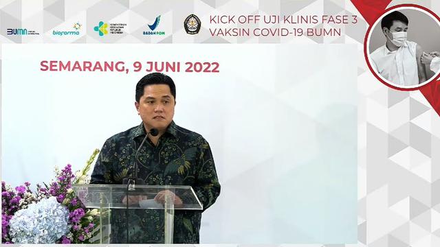 Menteri BUMN Erick Thohir tak menginginkan Indonesia menjadi negara yang fakir terhadap sains dan industri kesehatan modern,