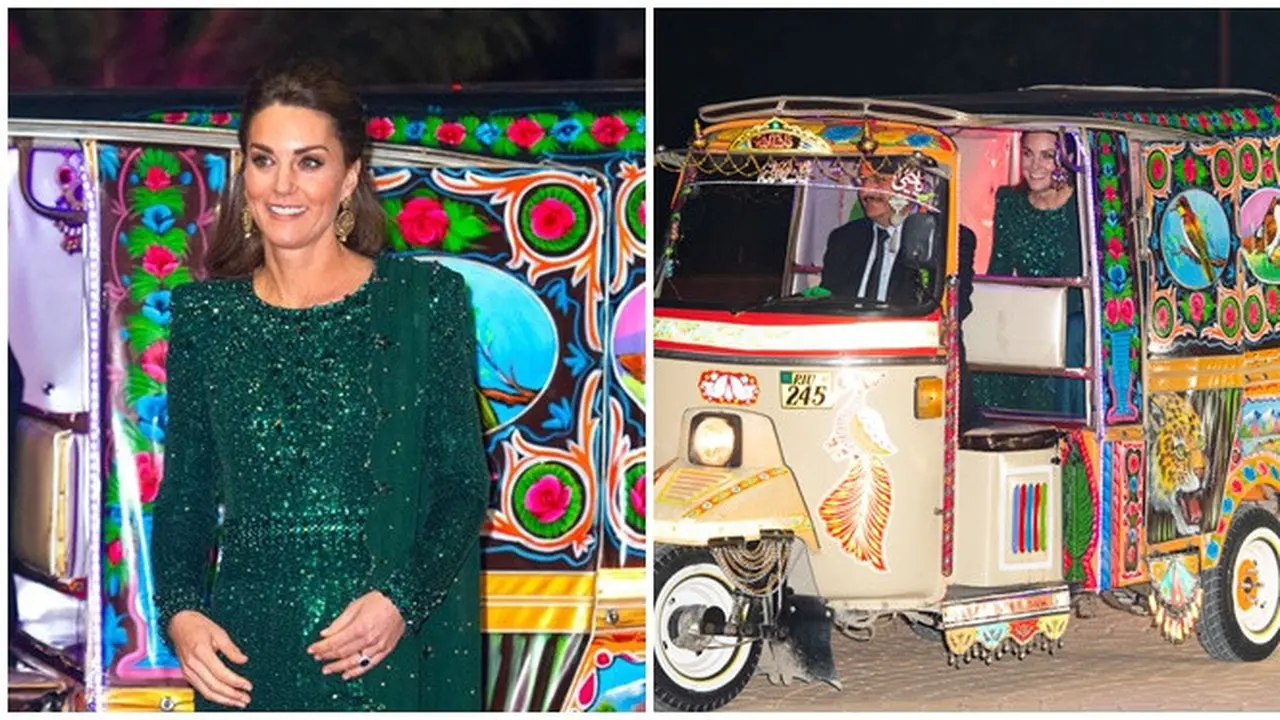 Momen Kate Middleton Saat di Pakistan, Pakai Baju Tradisional Hingga Naik Bajaj