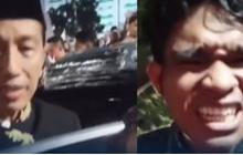 Seorang Mahasiswa Nekat Terobos Penjagaan Demi Bisa Foto Bareng Presiden, Bikin Kesal Paspampres Langsung Kena Tinju