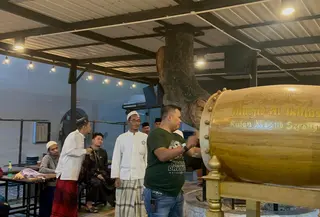 Rutan Serang berdiri 141 tahun lalu atau 1885 itu menjadi tempat perayaan malam takbiran dengan sederhana. (Foto: Istimewa)