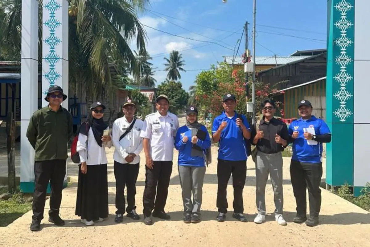 Percepatan penataan ruang eks OBP oleh BNPP di Simantipal hingga Pulau Sebatik, Kalimantan Utara, Kamis (16/4/2026) (Antara)