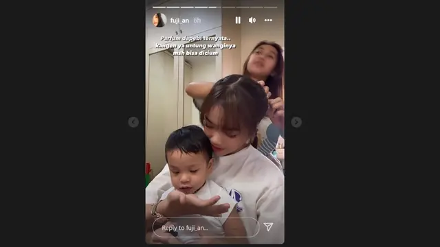 Gala Sky Panggil Papi saat Fuji Cium Wangi Parfum Khas Bibi Andriansyah.