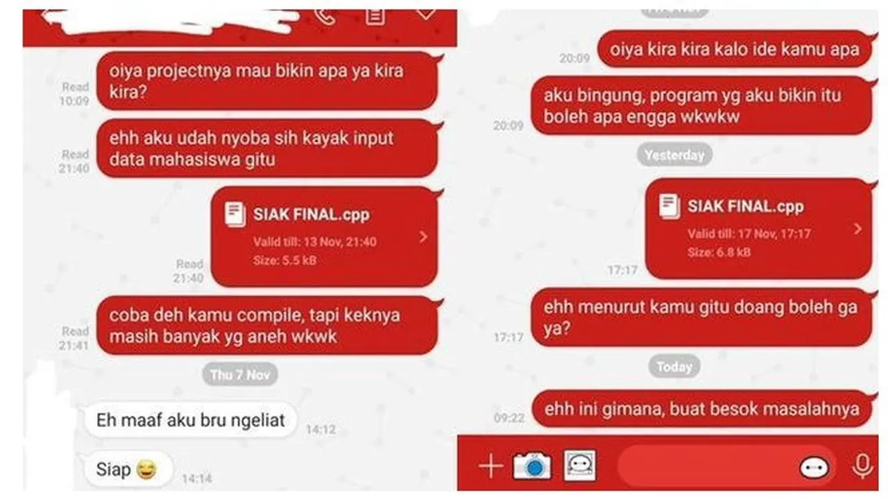 6 Chat Kerja Kelompok Ini Seenaknya Sendiri, Bikin Kesal
