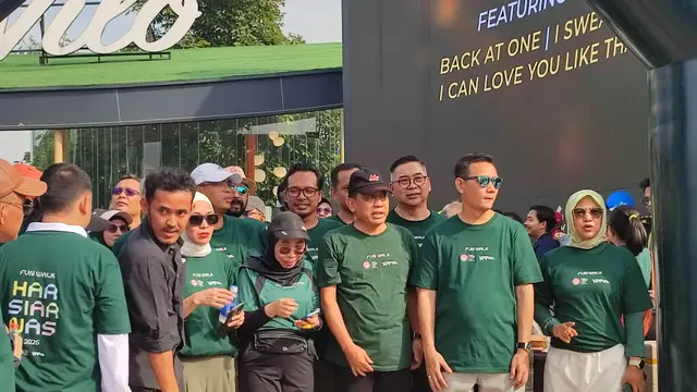 Fun Run Harsiarnas 2025 di Area CFD Jakarta