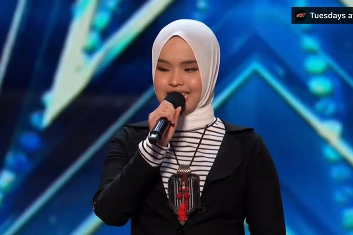 Penampilan berkerudung Putri Ariani Penyanyi Jogja Pukau Publik America’s Got Talent