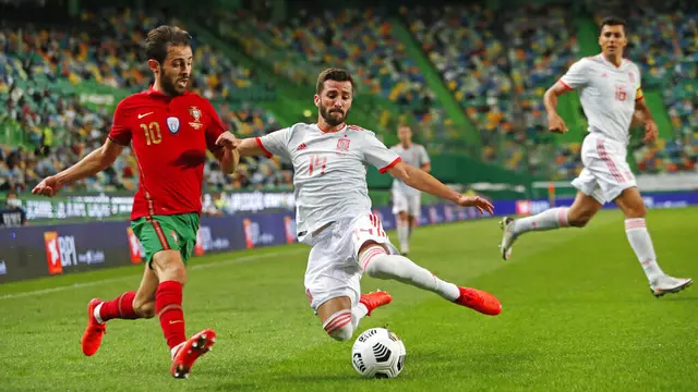 Cristiano Ronaldo Gagal Cetak Gol, Portugal Ditahan Imbang Spanyol