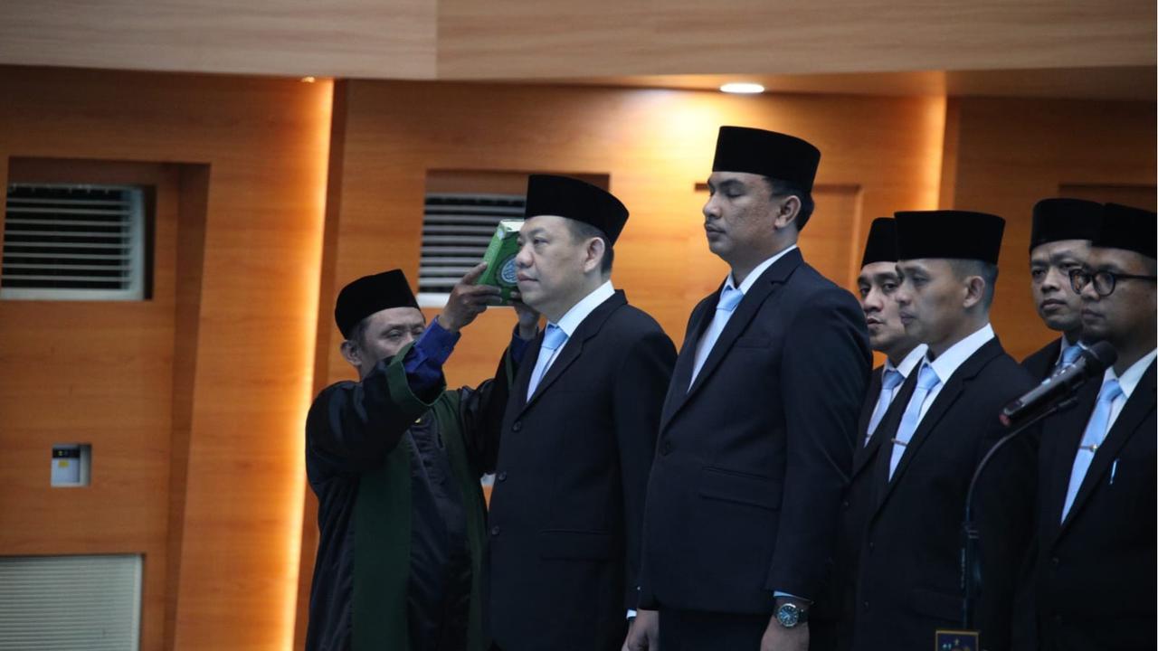 Sekjen Kemendagri Tomsi Tohir Lantik 55 Pejabat Baru