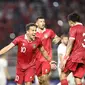 Pemain Timnas Indonesia Egy Maulana Vikri merayakan gol yang dicetaknya ke gawang Turkmenistan pada FIFA Matchday di Gelora Bung Tomo, Jumat (8/9/2023). (FOTO: Dok PSSI)