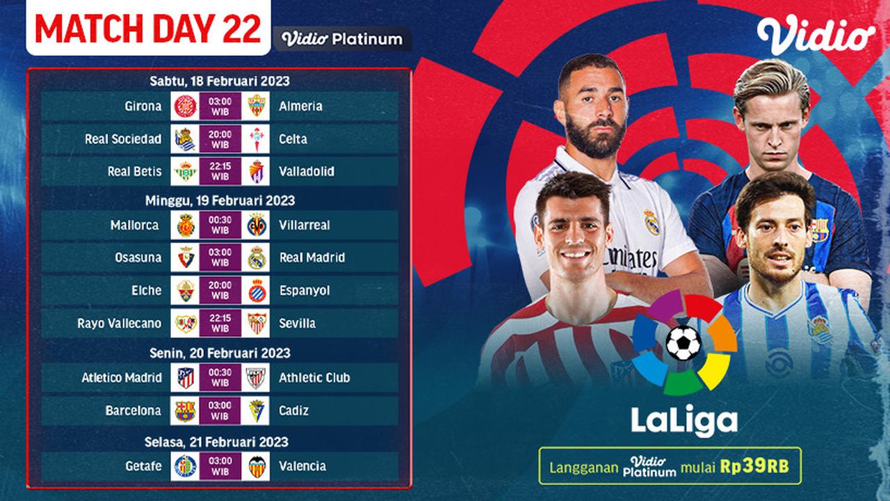 Nonton Live Streaming La Liga Spanyol Pekan Ini Live Vidio : Girona Vs Almeria, Barcelona Vs Cadiz