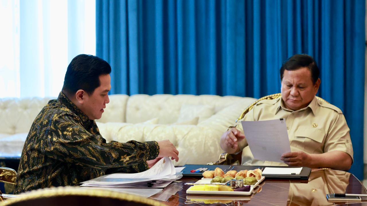 4 Mata Prabowo Subianto-Erick Thohir: Isi Pembahasannya Angin Segar buat Para Atlet