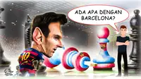  Madrid Pesta Gol, Duel Barcelona Vs Valencia Dinanti