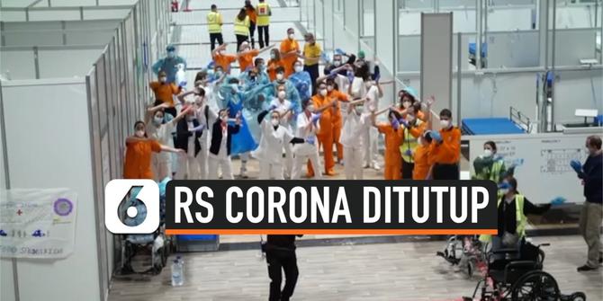 VIDEO: RS Corona Ditutup, Begini Serunya Selebrasi Tim Medis