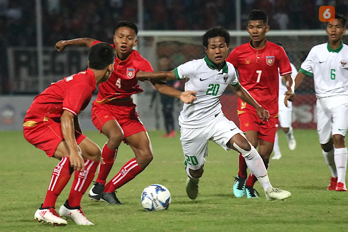 Timnas Myanmar U-16 vs Timnas Indonesia U-16