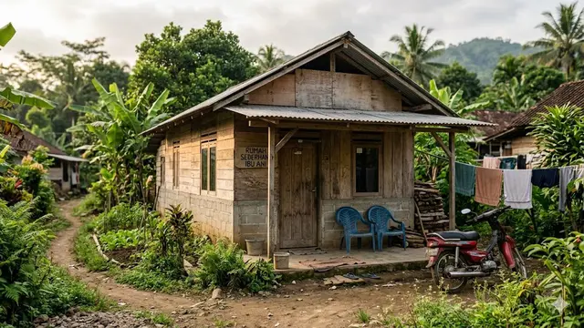 Model Rumah 1 Lantai Budget Rp30 Juta di Desa
