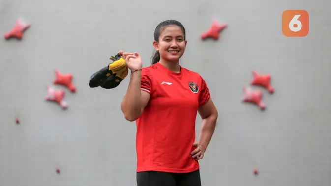 Desak Made Pacu Latihan Panjat Tebing Demi Olimpiade 2024