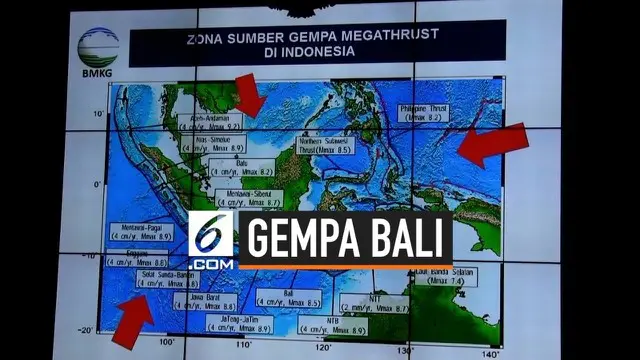 Gempa besar Magnitudo 5,8 di Bali terasa hingga kawasan luar pulau Bali. BMKG mencatat gempa tersebut diikuti 9 kali aktivitas gempa susulan.