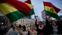Aksi protes di Bolivia (AP/J. Karitta)