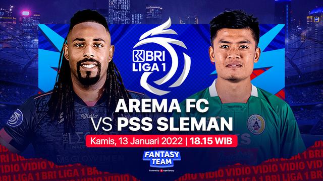 BRI Liga 1 Kamis 13 Januari : Arema FC Vs PSS Sleman