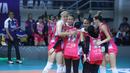 Tim putri Jakarta Livin' Mandiri tinggal selangkah lagi maju ke babak final four, usai menundukkan Bandung bjb Tandamata dengan skor tipis 3-2 (21-25, 28-26, 31-29, 22-25, 16-14) dalam laga penutup seri empat putaran kedua GOR Candradimuka Padepokan Voli Jenderal Polisi Kunarto, Sentul Bogor, Minggu (22/2/2026). (Dok. PBVSI)
