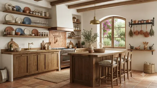 Inspirasi Dapur Bergaya Mediterania