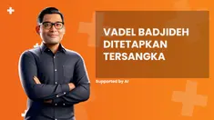 Vadel Badjideh Ditetapkan Tersangka