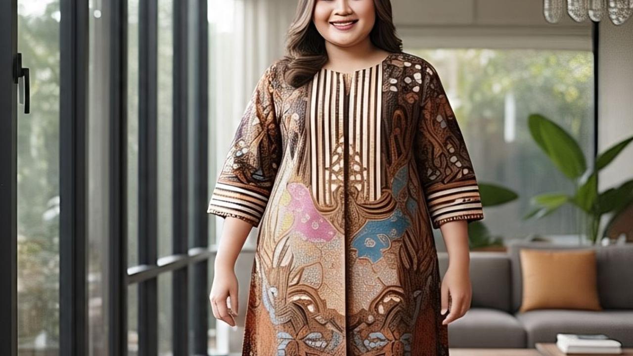 7 Model Baju Batik Wanita Gemuk agar Terlihat Ramping, Tampil Cantik dan Tingkatkan Percaya Diri