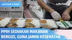 Guna menjamin kesehatan jemaah calon haji yang tiba di Tanah Suci, layanan makanan yang sehat dan bergizi disediakan oleh PPIH di Bandara King Abdul Aziz, Jeddah. Pengelola melibatkan sembilan chef asal Indonesia untuk menjamin cita rasa.