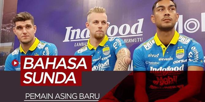 VIDEO: 3 Pemain Asing Baru Persib Coba Bahasa Sunda