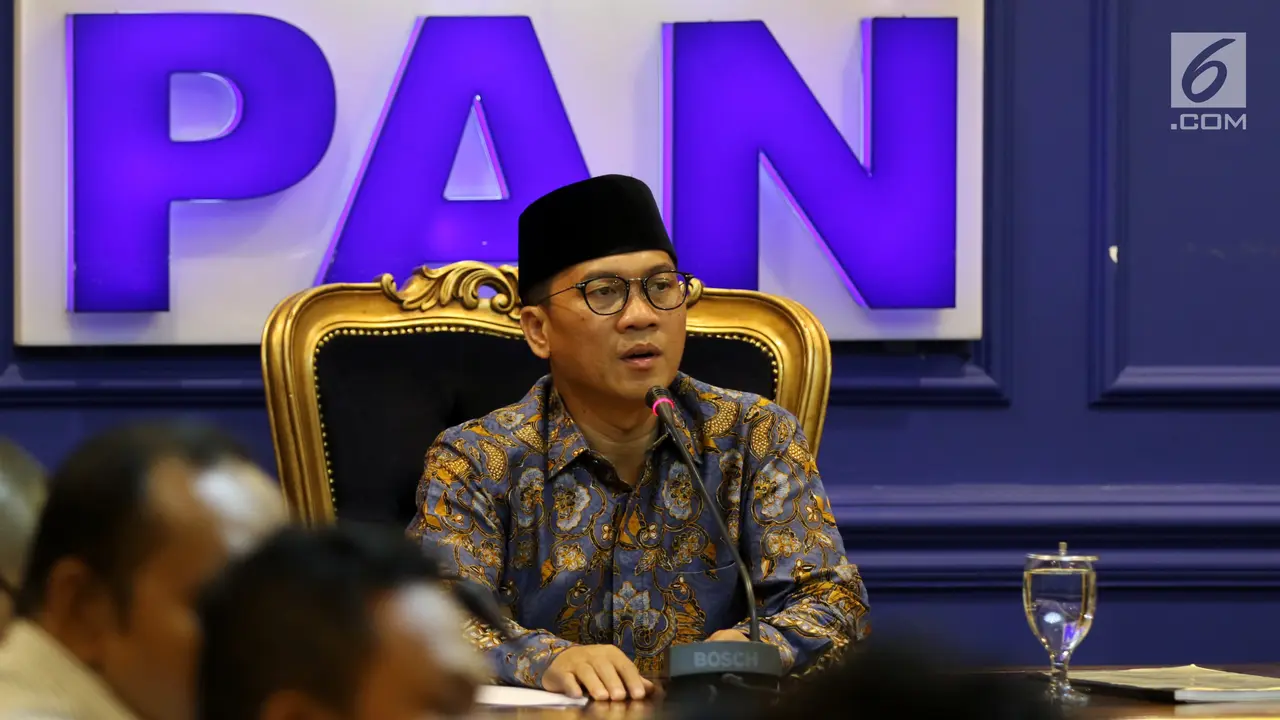 Politikus PAN sekaligus Wakil Ketua MPR Yandri Susanto.