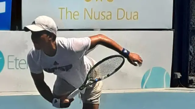 Alexander Chang Hadapi Lucca Liu di Final UTR Pro Tennis Tour Bali