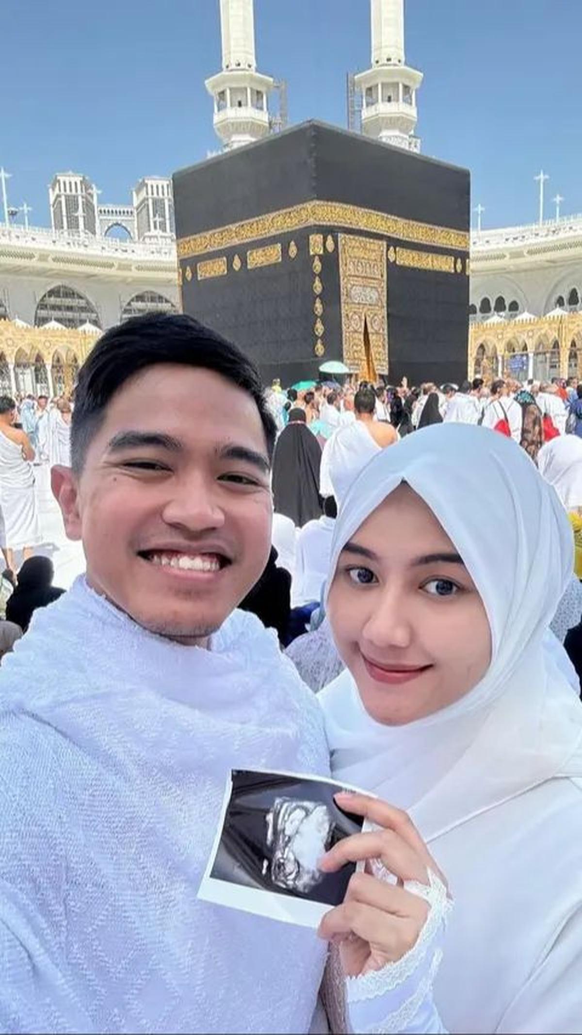 Dalam unggahannya di Instagram, Kaesang menulis, "Istri dan anakku yang tercinta," di akun @kaesangp.