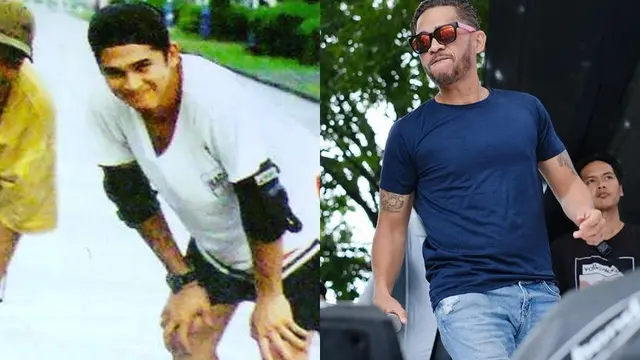 Gilbert Pattihuru dulu dan kini (Instagram/@ferry_dabo)