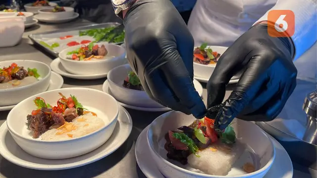 Tips Pleating Makanan ala Chef Denny Gunawan yang Pernah Jadi Juara Iron Chef Indonesia. (Dok: Liputan6.com/dyah)
