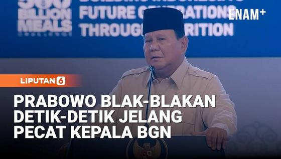 Kepala BGN Ditangkap Kejaksaan, Prabowo Ungkap Detik Detik Jelang Putuskan Pecat