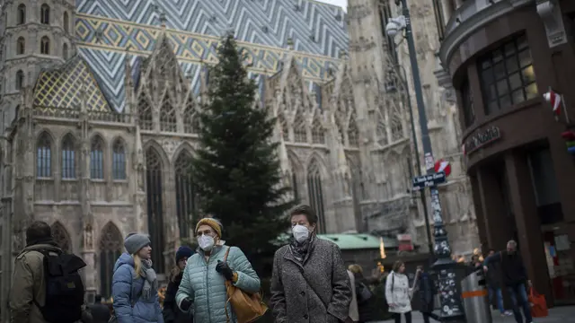 Warga Austria yang Tidak Divaksin Dilarang Masuk Pasar Natal