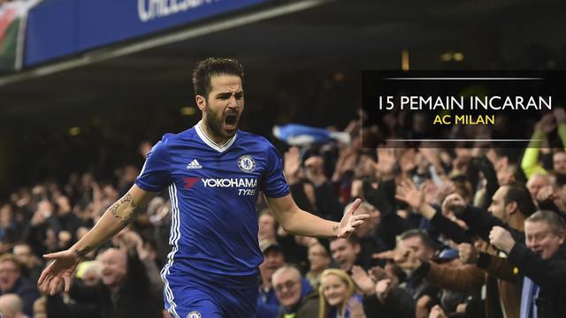 AC Milan mengincar sejumlah pemain untuk menambah kekuatan di skuatnya, siapa saja 15 pemain incaran AC Milan?