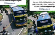 Viral Pemotor Hadang Bus Pariwisata di Tikungan Ciwidey, Polisi Langsung Turun Tangan