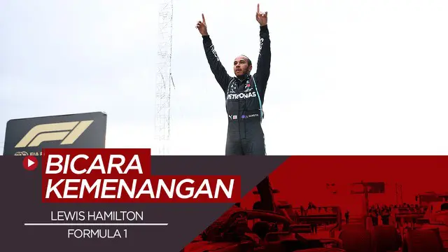 VIDEO: Komentar Lewis Hamilton Setelah Raih Gelar Juara Formula 1 yang Ketujuh