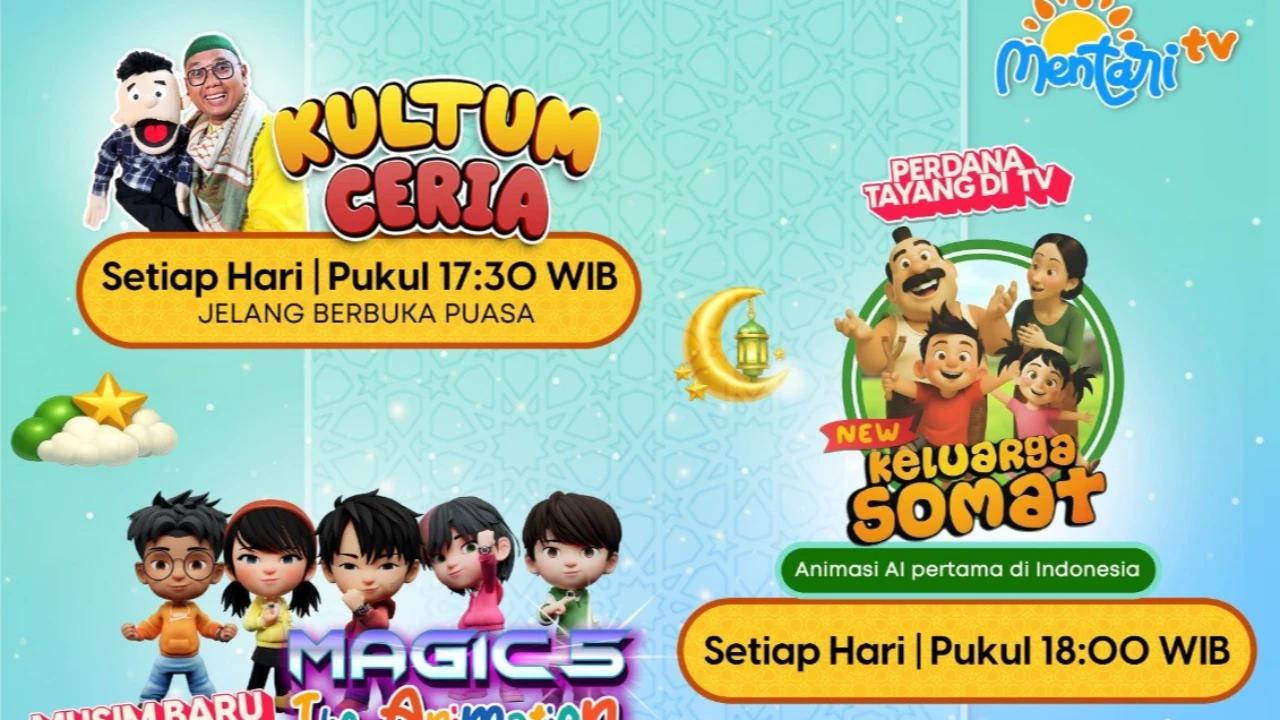 Mentari TV Hadirkan Abang L Belajar Puasa hingga Kartun AI Pertama Indonesia, Ramadan Anak Makin Seru
