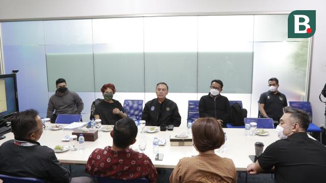 Kunjungan Ketum PSSI Mochamad Iriawan ke SCTV Tower