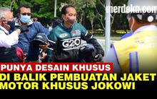 VIDEO: Cerita Pembuatan Desain Khusus Jaket Motor Presiden Jokowi Buatan Anak Bangsa