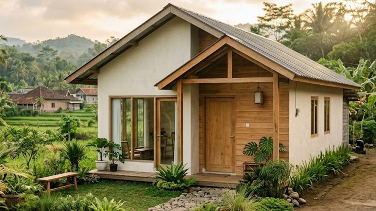 6 Contoh Rumah Desa Konsep Japandi Sederhana yang Hemat Biaya tapi Tetap Menawan