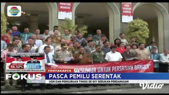 Perguruan Tinggi se-DIY Serukan Damai Usai Pemilu Serentak