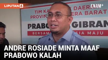 Prabowo-Gibran Kalah di Sumbar, Andre Rosiade Minta Maaf