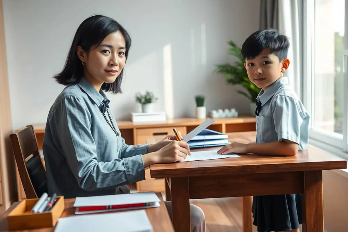 contoh surat izin sekolah karena urusan keluarga
