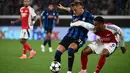 Sayang, hingga akhir pertandingan antara Atalanta dan Arsenal tidak satu gol pun tercipta. (Isabella BONOTTO/AFP)