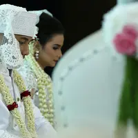 Foto akad nikah Hengky Kurniawan dan Sonya Fatmala (Galih W. Satria/bintang.com)