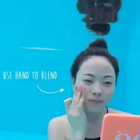 Bagaimanakah hasil makeup yang dibuat dalam air? (Instagram/makeuptutorialsx0x).